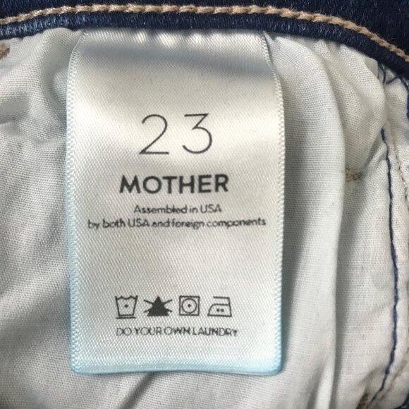 MOTHER The Hustler Ankle Fray Jeans Size 23 - Picture 7 of 8
